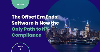 The Offset Era Ends: Software Is Now the Only Path to NY Compliance