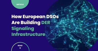 European DSO DER signaling infrastructure - grid flexibility architecture patterns across five countries