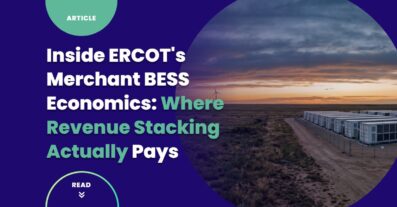 ERCOT battery storage merchant BESS economics - 12 GW installed, revenue stacking across energy, ECRS, RRS, and ancillary products in the Texas market