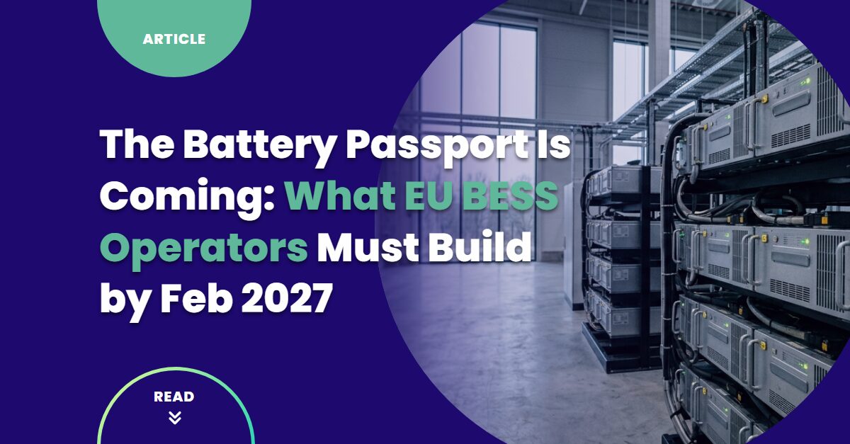 EU Battery Regulation: What BESS Operators Must Build by 2027 | Codibly