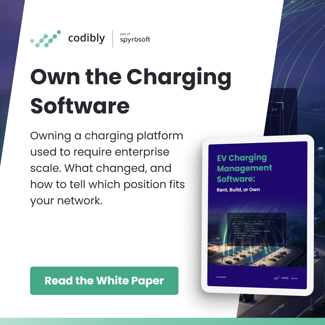Own the Charging Software white paper promo - Codibly