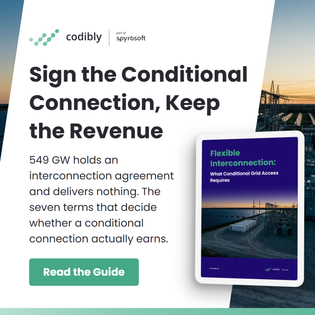 Flexible interconnection whitepaper promo - Codibly. Sign the conditional connection, keep the revenue: the seven terms that decide whether a conditional connection actually earns.