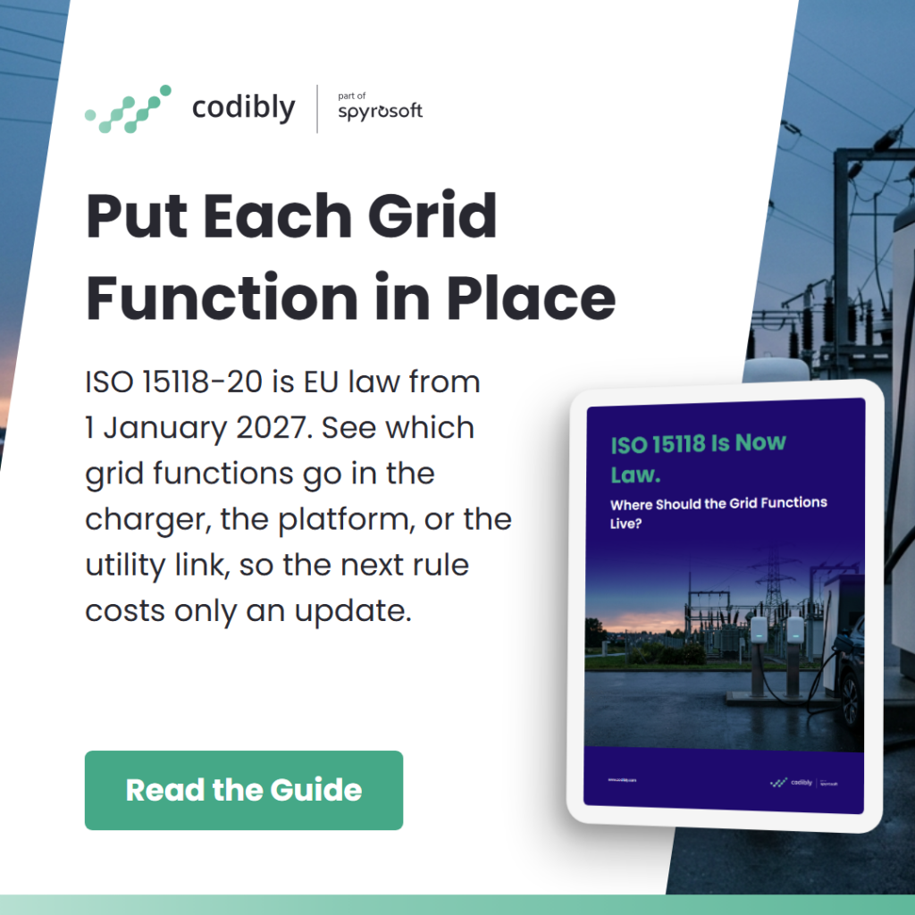 Grid Functions Are Moving Into the Charger whitepaper promo - Codibly